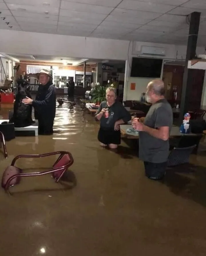 Currently Experiencing Major Flooding In Australia, But Nothing Closes The Pub