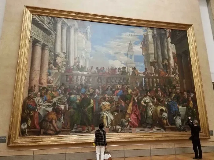 Cuadro enfrente de la Gioconda