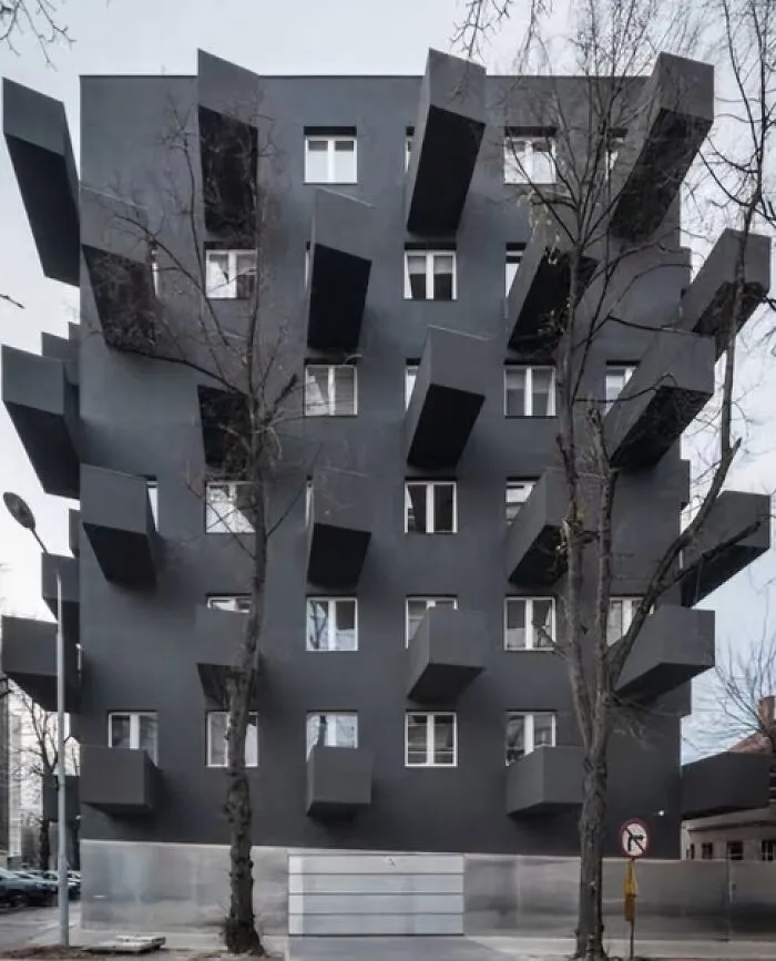Edificio de apartamentos en Polonia