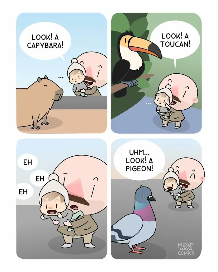 26 Silly Comics On Life With Funny Twists, By Mesut Kaya