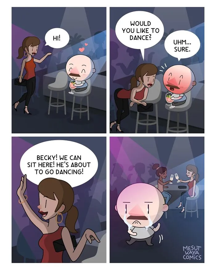 26 Silly Comics On Life With Funny Twists, By Mesut Kaya
