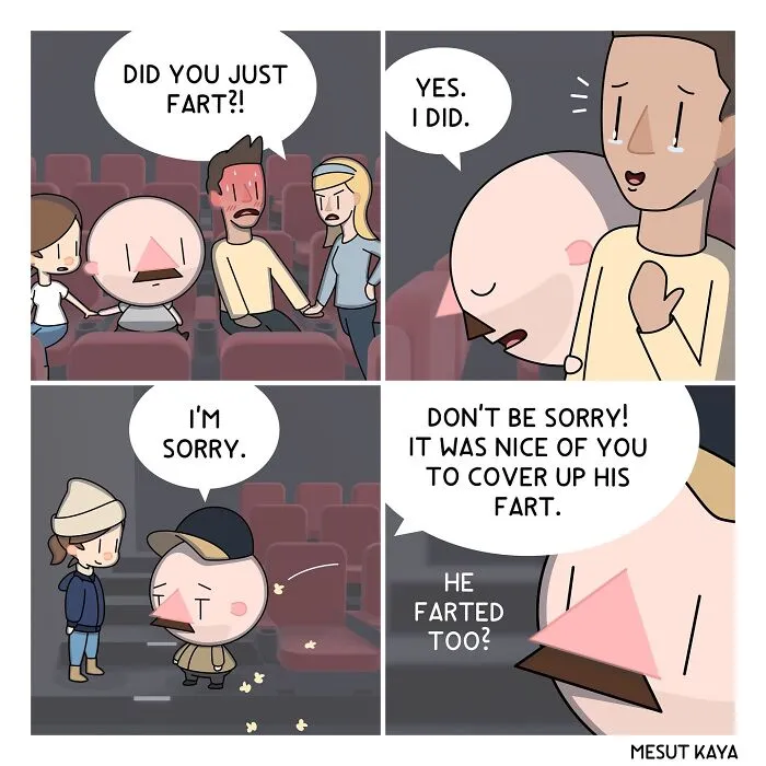 26 Silly Comics On Life With Funny Twists, By Mesut Kaya