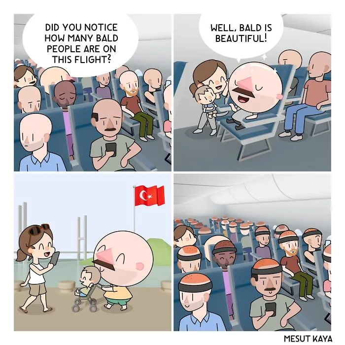 26 Silly Comics On Life With Funny Twists, By Mesut Kaya
