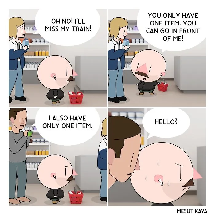 26 Silly Comics On Life With Funny Twists, By Mesut Kaya