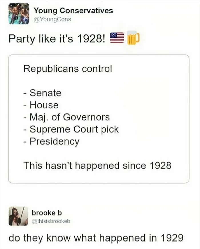 To Forget About The Little Thing Known As The Great Depression