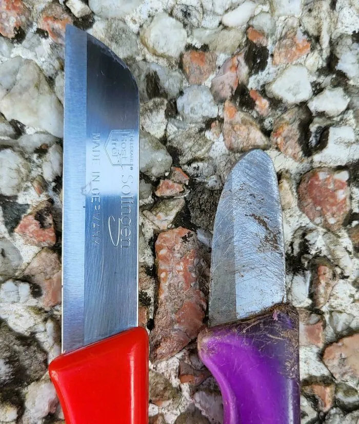 El cuchillo de jardinería de mi abuela