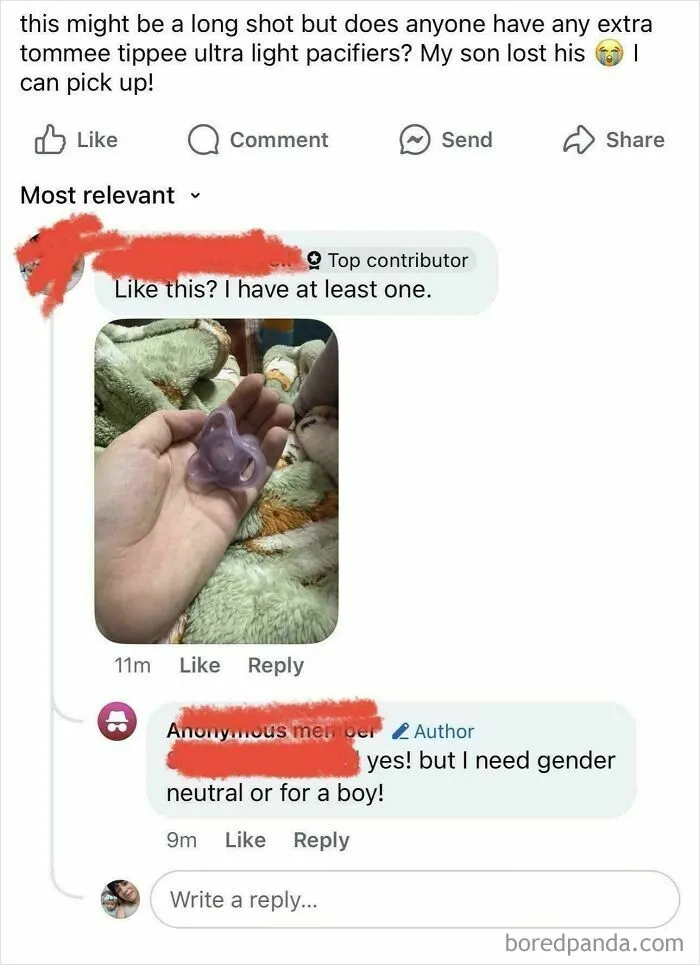 Not As Shocking As A Lot Of Things I See On Here, But She Won’t Take My Free Pacifier Because It’s Purple