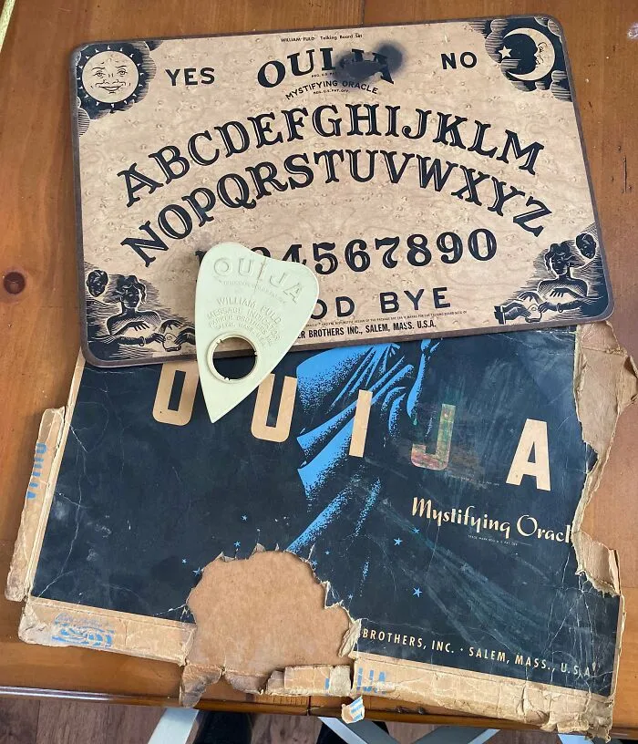 Found This Old Ouija Board In The Attic Of My 100+ Year Old House