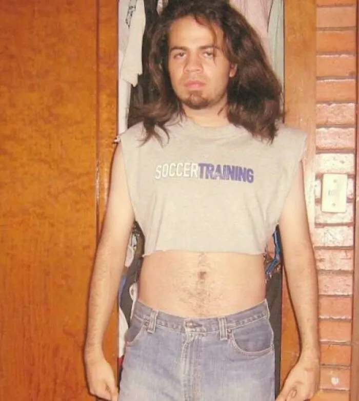 My Dad Used To Cut His Shirts, He Said It Was Common For Men To Show Their Belly Buttons, 1980s