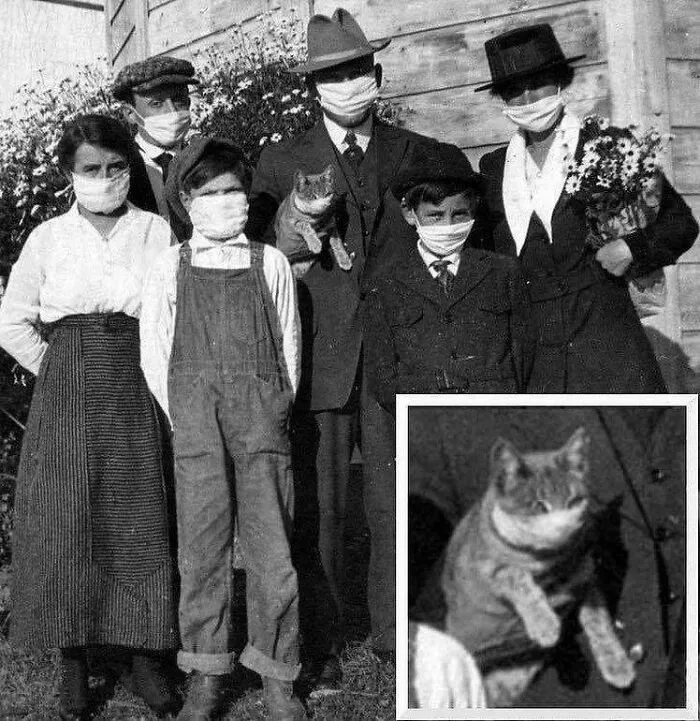 Family Portrait During The Spanish Flu, 1918