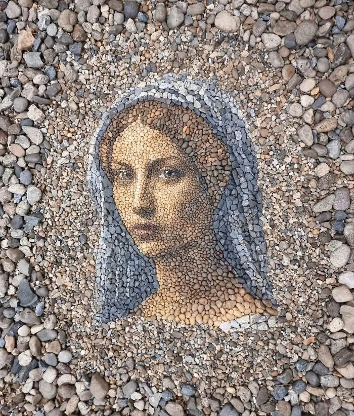 British Artist Justin Bateman Creates Intricate Art Using Pebbles (40 New Pics)