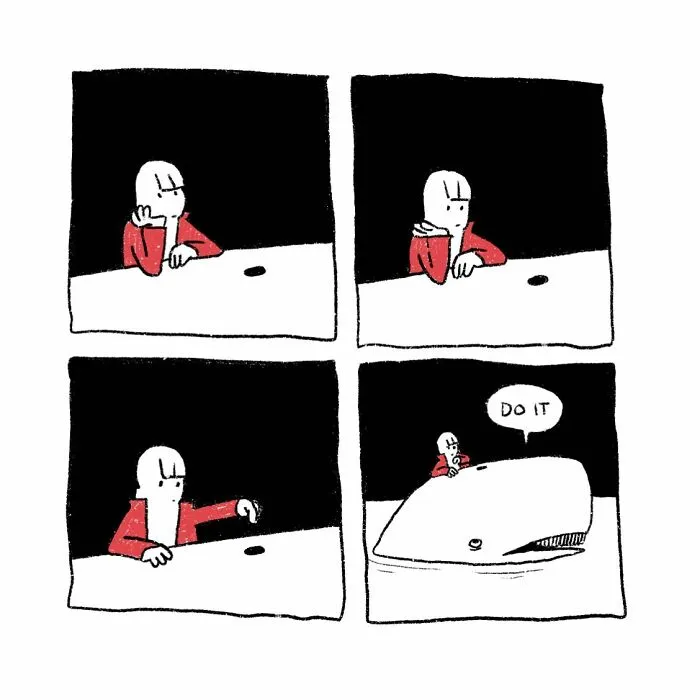 30 Minimalist Comics By This Artist That Prove Less Can Definitely Be Funnier