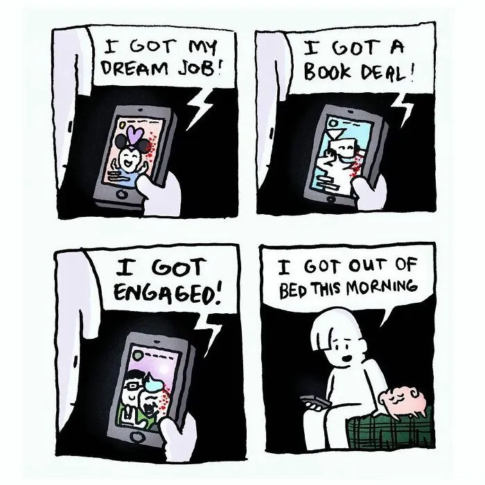 30 Minimalist Comics By This Artist That Prove Less Can Definitely Be Funnier