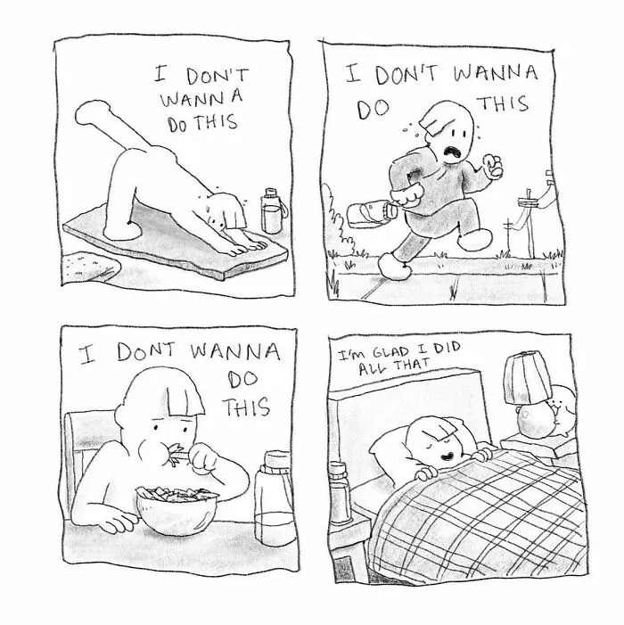 30 Minimalist Comics By This Artist That Prove Less Can Definitely Be Funnier