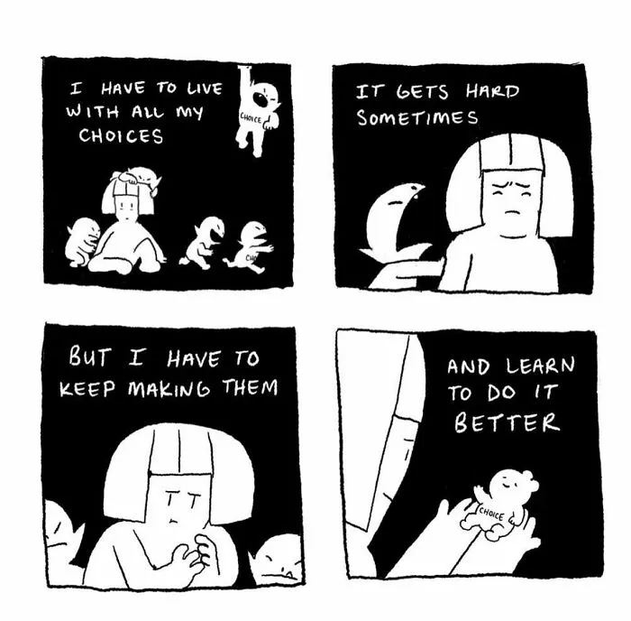 30 Minimalist Comics By This Artist That Prove Less Can Definitely Be Funnier