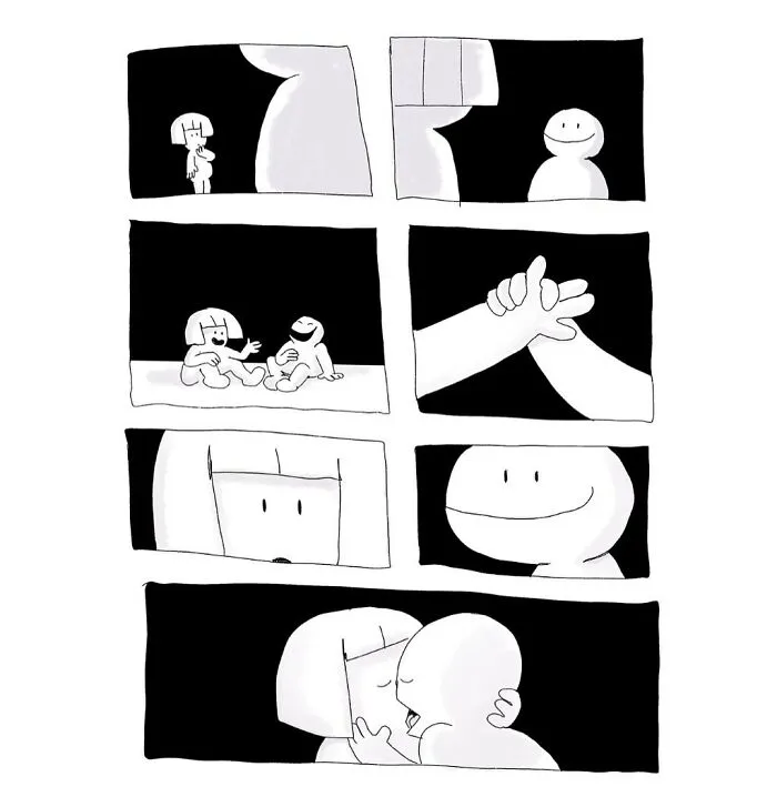 30 Minimalist Comics By This Artist That Prove Less Can Definitely Be Funnier