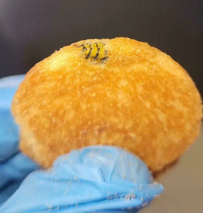 This Bee Was In A Vanilla Wafer, I Was Serving Food For Daycare Kids