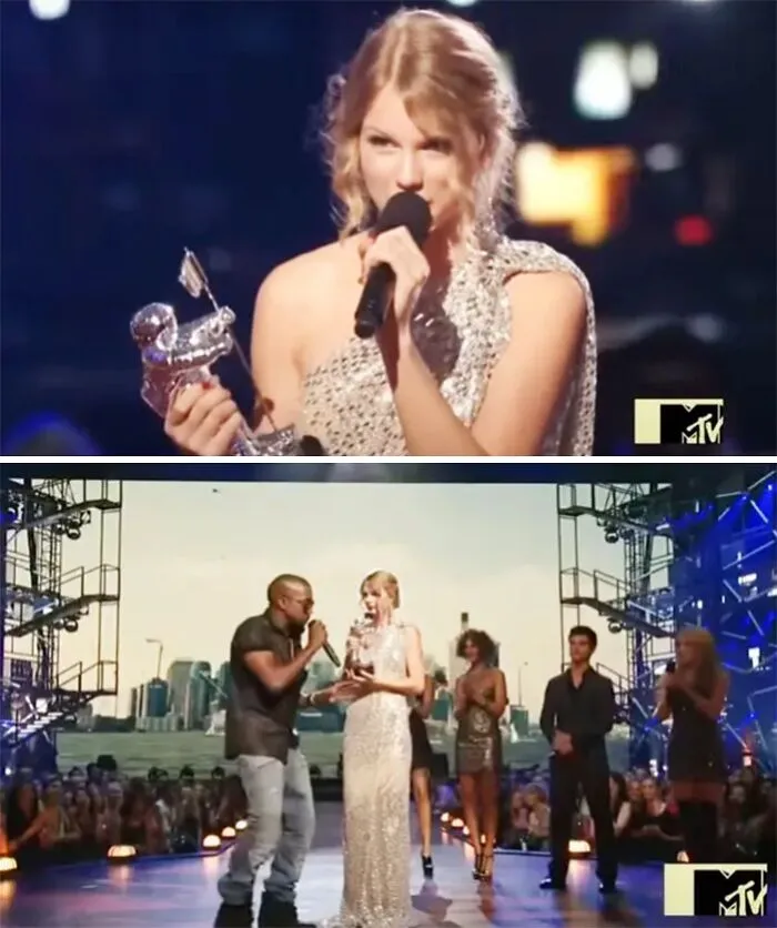 Kanye West Interrupts Taylor Swift At The 2009 MTV Video Music Awards