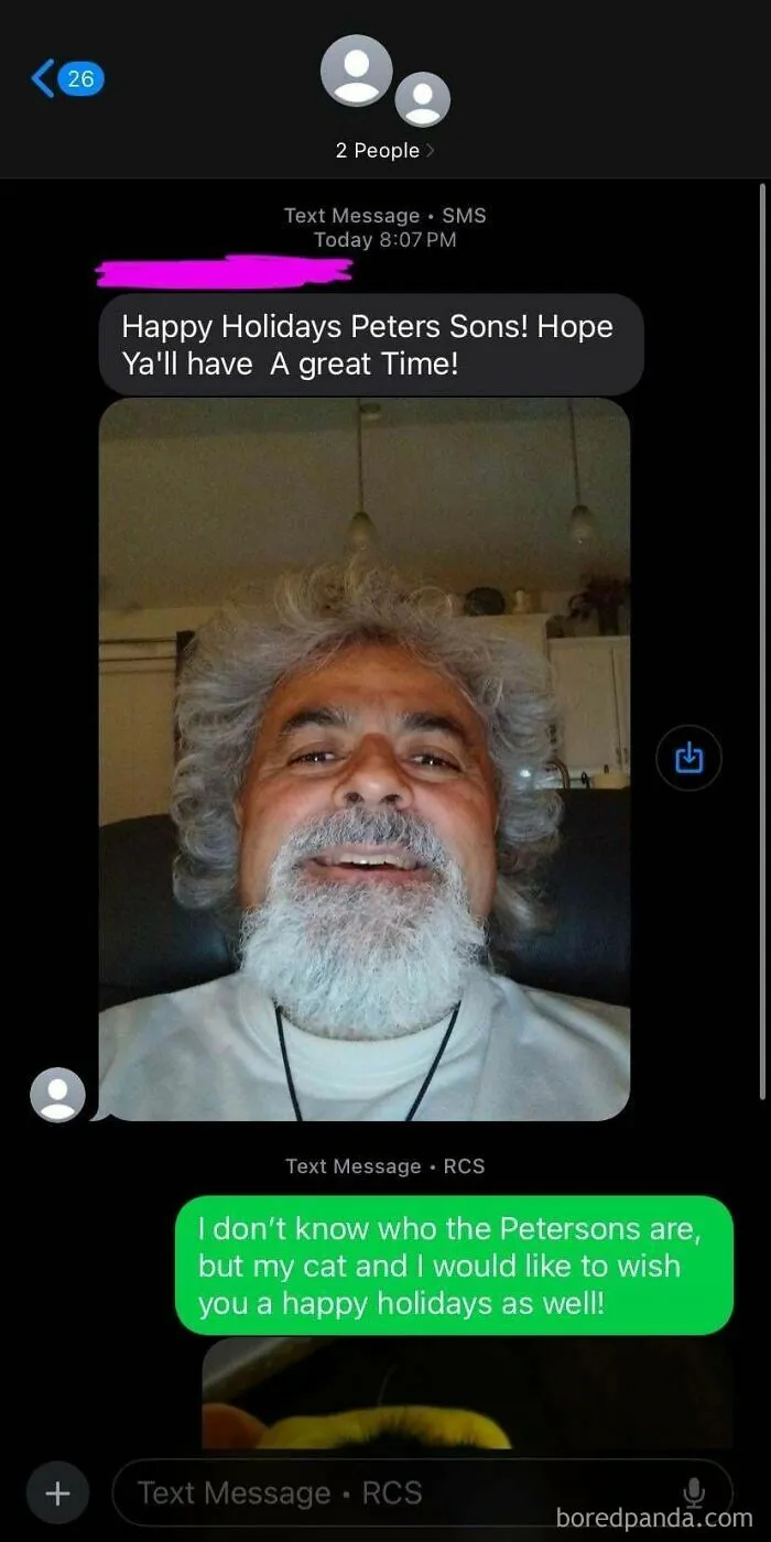 Got A Text From A Random Old Man
