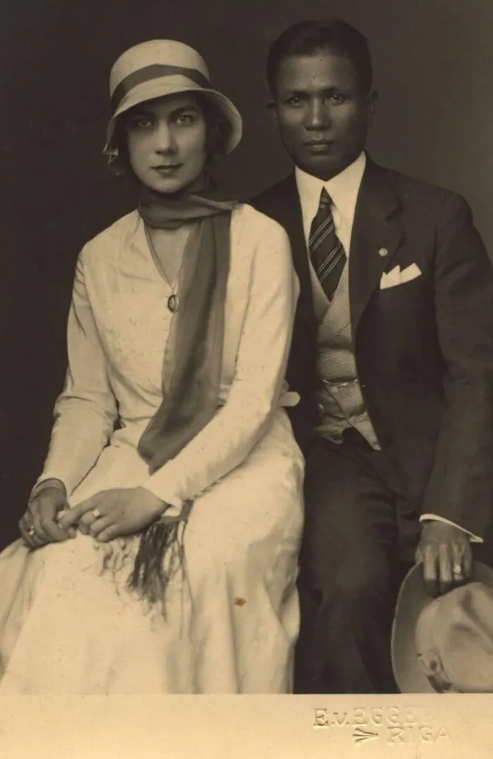 My Grandparents, About To Embark On A Trip After Their Wedding - Riga, Latvia, 1922