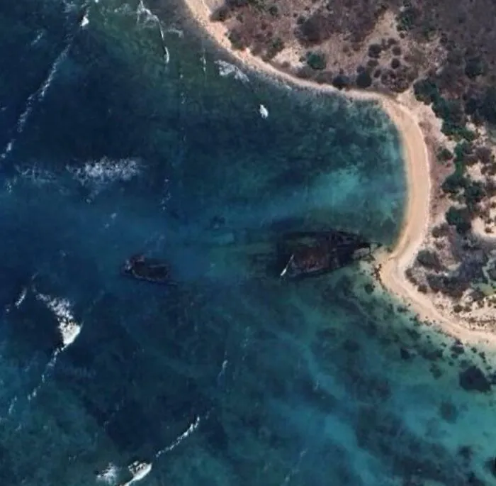Shipwreck North Sentinel Island