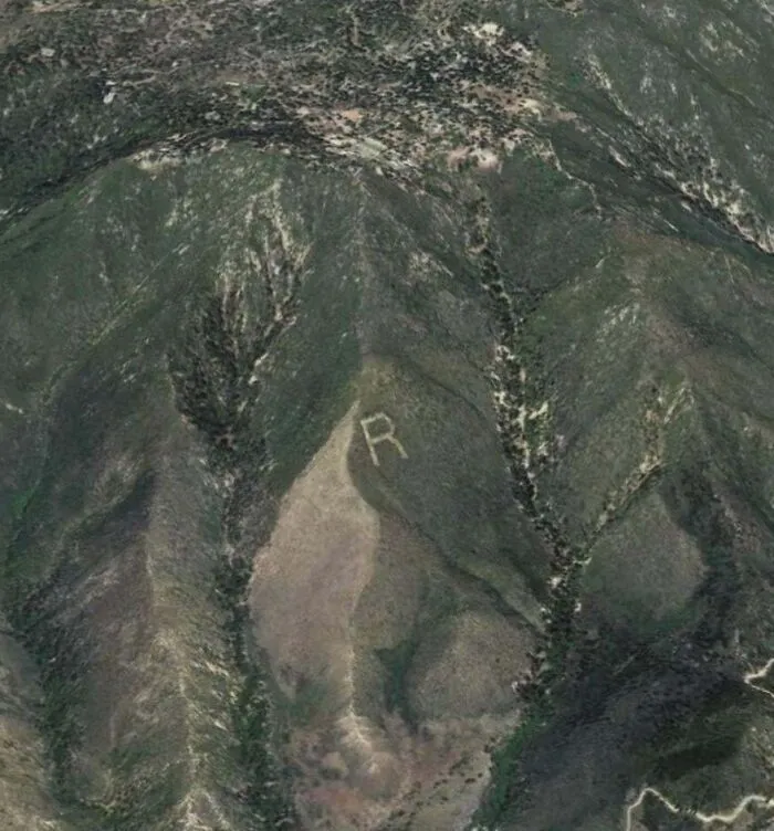Random R In The Mountains In Cali