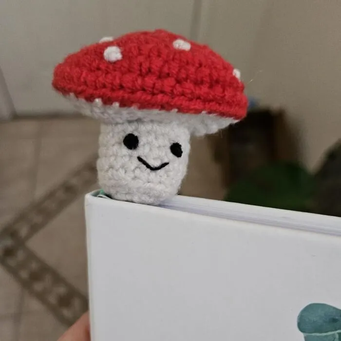 Grow A Love For Reading With This Whimsical <a Style="Display:inline;" Href="Https://Www.amazon.com/3D-Vegetable-Crochet-Bookmarks-Personalized/Dp/B0cqvjgt63?ie=utf8&th=1&linkcode=ll1&tag=bpstarfish-20&linkid=097d5e2d59384793c1756492e15b442c&language=en_us&ref_=as_li_ss_tl" Target="_blank"><span Style="Font: Inherit; Color: #d74b1f;"> Crochet Mushroom Bookmark </Span>