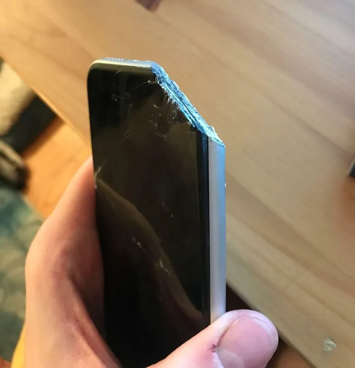 Phone Slipped Out Of My Pocket While Go Karting And Became Wedged Under The Kart. This Is What I Found At The End Of The Lap