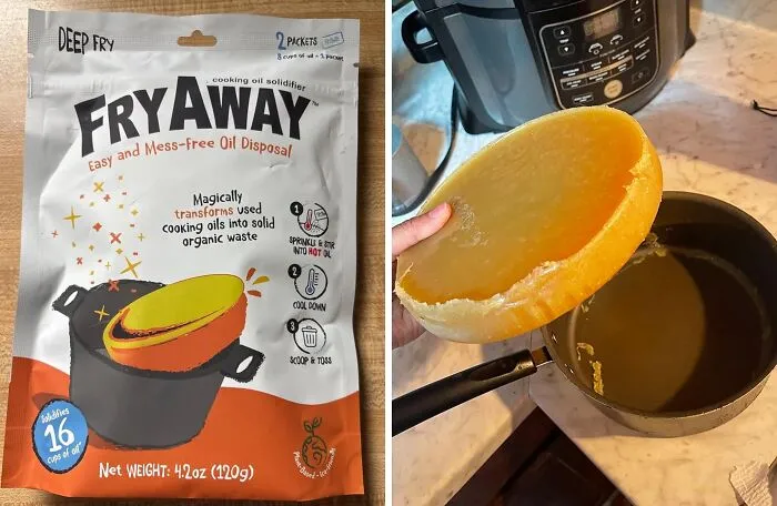 Solidify Your Spot As A Kitchen Genius With The <a Style="Display:inline;" Href="Https://Www.amazon.com/Fryaway-Df413/Dp/B09crn1mm1?ie=utf8&linkcode=ll1&tag=bppear-20&linkid=737d944c229be1ec11bcd9e66ec1edb4&language=en_us&ref_=as_li_ss_tl" Target="_blank"><span Style="Font: Inherit; Color: #d74b1f;"> Fryaway Deep Fry Cooking Oil Solidifier</Span> That's Turning Messy Oil Into A Manageable Masterpiece