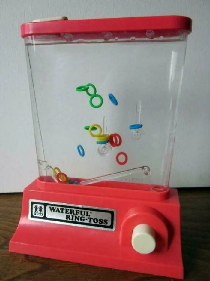 Who Remembers The Waterful Ring Toss Game As A Kid? It Was So Simple, But So Much Fun To Me