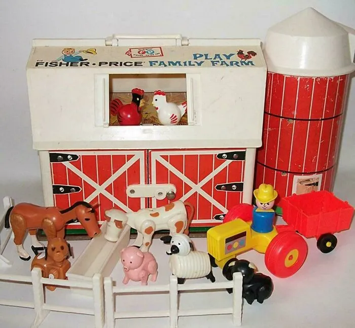 Anybody Remember The Fisher Price Toy Barns That Make The Moo Sound When You Open The Door?