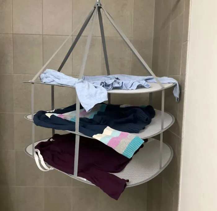 Level Up Your Laundry Game With The <a Style="Display:inline;" Href="Https://Www.amazon.com/Looca-3-Tier-Clothes-Hanging-Sweater/Dp/B07dnqn8nm?ie=utf8&linkcode=ll1&tag=bporange-20&linkid=5b5a7da1c1e70a49dd20c4a3b02c9b4c&language=en_us&ref_=as_li_ss_tl" Target="_blank"><span Style="Font: Inherit; Color: #d74b1f;"> 3-Tier Mesh Sweater Drying Rack</Span> That's Airing Out Your Favourite Sweaters (And Your Frustration With Soggy Clothes)