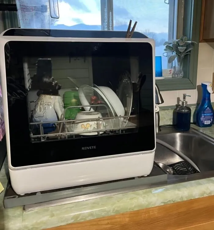 Wash And Sanitize With Ease, Even In Small Spaces, With The Compact And Convenient <a Style="Display:inline;" Href="Https://Www.amazon.com/Countertop-Dishwasher-Novete-Dishwashers-Apartments/Dp/B089yd3z91?ie=utf8&th=1&linkcode=ll1&tag=bporange-20&linkid=a35c5092d7e1aa7e67a4cd998618df25&language=en_us&ref_=as_li_ss_tl" Target="_blank"><span Style="Font: Inherit; Color: #d74b1f;"> Countertop Dishwasher</Span>, Making Quick Work Of Dirty Dishes And Utensils