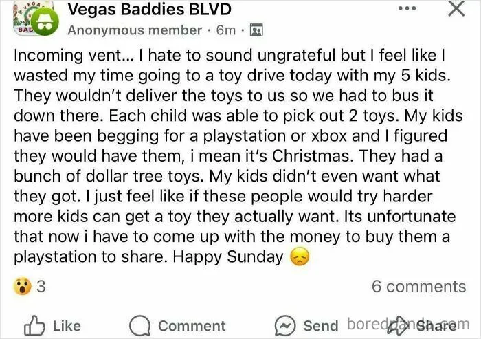 “Someone Give My Kids An Xbox Or A Playstation!”