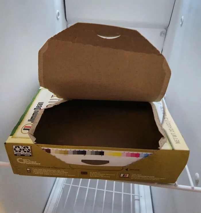 My Coworker Eats All My Frozen Breakfast Sandwiches, And Leaves The Empty Box