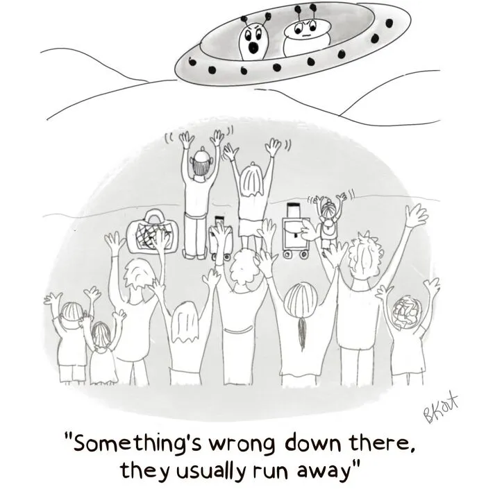 30 Lighthearted One-Panel Comics By Beverley Kort To Brighten Your Day