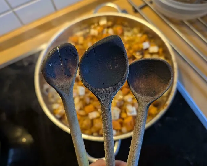Estos cucharones tienen 60 años y mi madre aún los usa