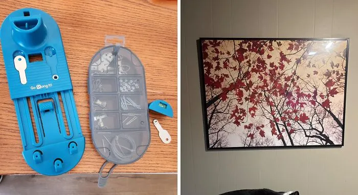 The Art Of Hanging A Picture Is A Life Skill That Somehow Slipped Through The Cracks Of Our Education. But Fear Not, Because A <a Style="Display:inline;" Href="Https://Www.amazon.com/Go-Hang-Pro-All-One/Dp/B07tqkt16k?ie=utf8&th=1&linkcode=ll1&tag=bpgorilla-20&linkid=614e6b31468653a363c59fc90760d667&language=en_us&ref_=as_li_ss_tl" Target="_blank"><span Style="Font: Inherit; Color: #d74b1f;"> Wall Hanging Kit </Span> Is Here To Save The Day (And Our Walls) From Wonky Frames And Misplaced Nails