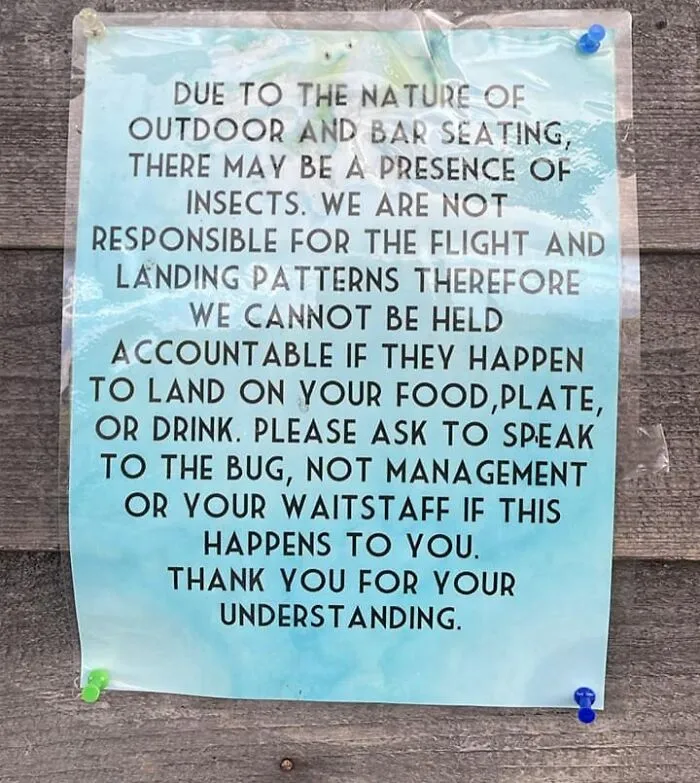 50 Funny Disclaimers That Probably Only Exist Because Someone Got Sued (New Pics)