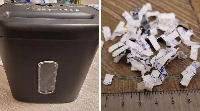  Still Holding On To Chain Mail From 1997? Get Rid Of All Your Hoarded Papers And Have Fun While Doing It With A Hungry <a Style="Display:inline;" Href="Https://Www.amazon.com/Amazon-Basics-8-Sheet-Cross-Cut-Shredder/Dp/B0c6lz8s34?ie=utf8&th=1&linkcode=ll1&tag=bpeagle-20&linkid=debc32e72ffffcabaca2fd31b3bd5fed&language=en_us&ref_=as_li_ss_tl" Target="_blank"><span Style="Font:inherit;color:#d74b1f;"> Paper Shredder </Span> 