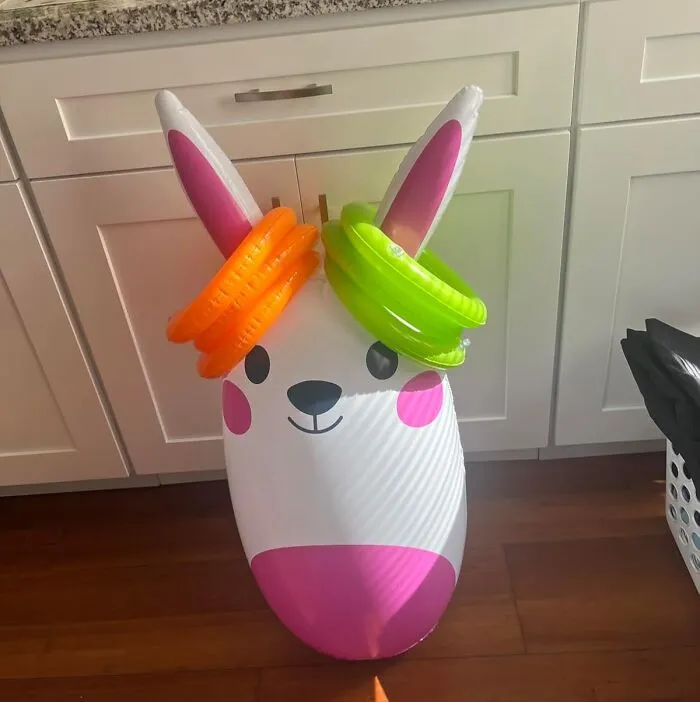 Somebunny's Got A Fun Idea! The <a Style="Display:inline;" Href="Https://Www.amazon.com/Easter-Bunny-Inflatable-Ring-Toss/Dp/B0ccb6rznb?ie=utf8&linkcode=ll1&tag=bppanda-20&linkid=9c966d814a07f45e85a6dcb608751359&language=en_us&ref_=as_li_ss_tl" Target="_blank"><span Style="Font: Inherit; Color: #d74b1f;"> Inflatable Bunny Ring Toss </Span> Is A Hare-Brained Scheme For Easter Entertainment, Providing A Bouncy, Playful Way To Enjoy The Holiday With Friends And Family, And Making It A Egg-Stra Special Activity For Kids Of All Ages
