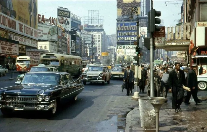 Times Square In 1962