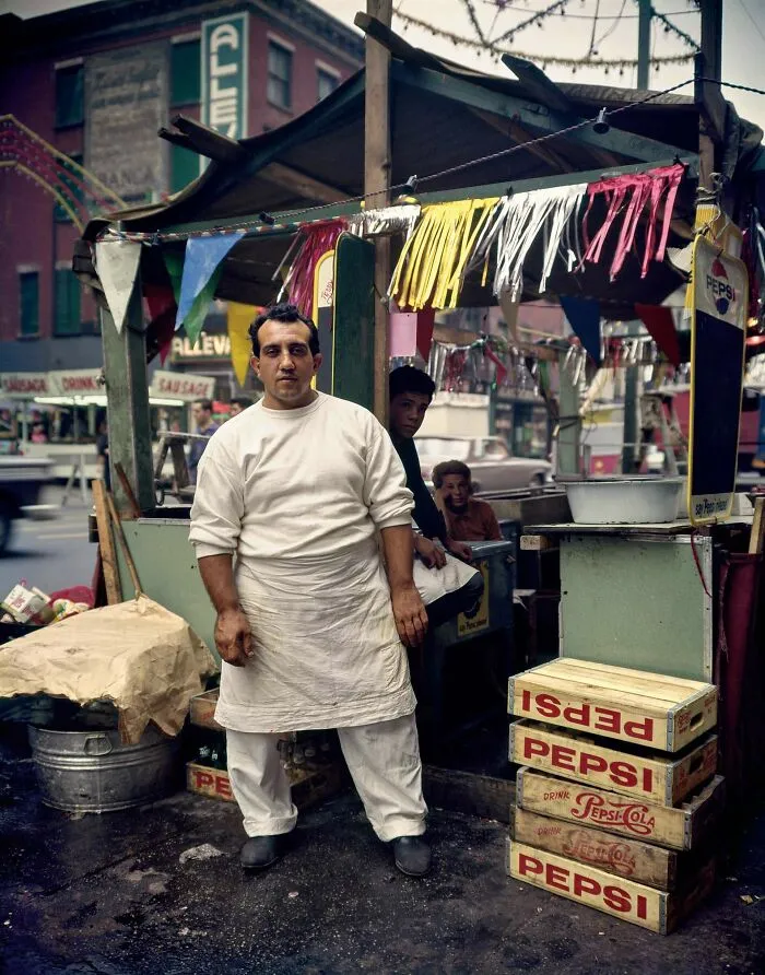 Hotdog Stand, New York, 1963