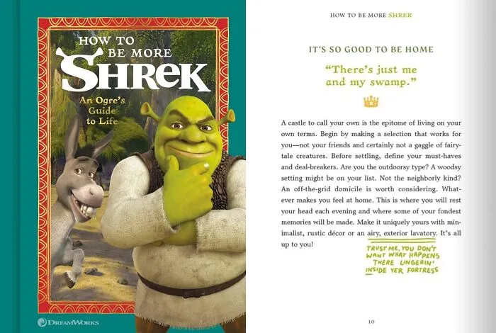 Get Ready To Ogre-Ize Your Life With  <a Style="Display:inline;" Href="Https://Www.amazon.com/Dp/0593234065?ascsubtag=7835619%2c7%2c36%2cd%2c0%2c0%2c0%2c900%3a2%3b974%3a2%3b1338%3a1%2c59149760%2c0%2c0%2c0&btn_ref=srctok-D44ae0c7480f5a72&linkcode=ll1&tag=bpkoala-20&linkid=766b6a8bf3ea3d8b85ee248a6af7f490&language=en_us&ref_=as_li_ss_tl" Target="_blank"><span Style="Font: Inherit; Color: #d74b1f;"> How To Be More Shrek: An Ogre's Guide To Life </Span> – The Ultimate Swamp-Tested, Donkey-Approved Guide To Embracing Your Gruff, Green Inner Ogre And Living Life To The Muddiest