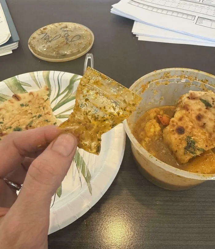 Ordered Indian Takeout And Found A  Baggy In My Curry