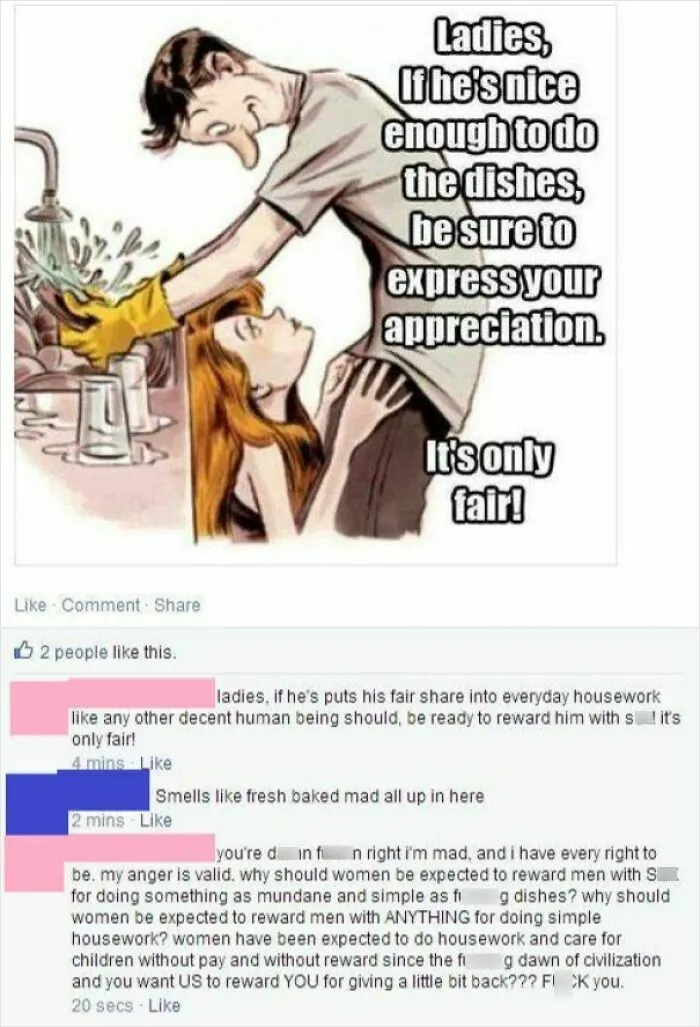 Men Shouldn't Be Rewarded For Doing Basic Things