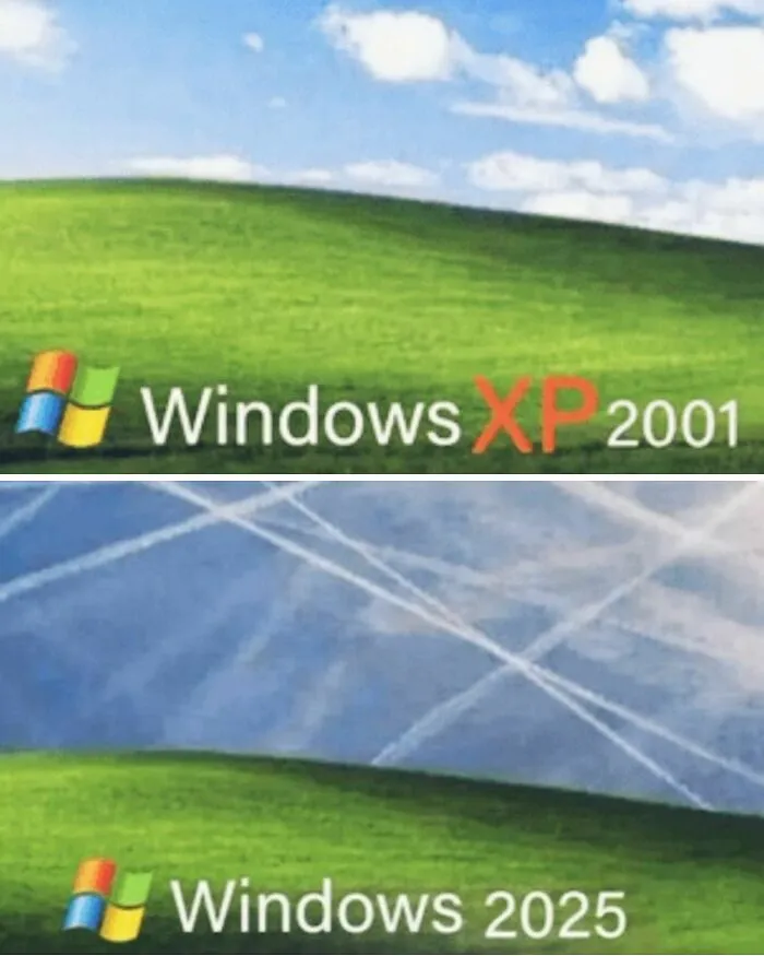 This Might Come As A Shock To Some People, But Planes Were In Use In 2001 And They Produced Contrails Back Then As Well. They Aren't Harmful