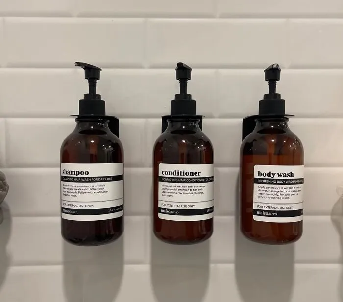 Those Costco-Sized Shampoo And Conditioner Bottles Taking Over Your Shower? These Sleek <a Style="Display:inline;" Href="Https://Www.amazon.com/Shampoo-And-Conditioner-Dispenser/Dp/B0bnf9wfpy?ie=utf8&th=1&linkcode=ll1&tag=bpaxolotl-20&linkid=e010743f33ec3c9638ac382bc4840856&language=en_us&ref_=as_li_ss_tl" Target="_blank"><span Style="Font: Inherit; Color: #d74b1f;"> Shower Dispensers </Span> Will Wrangle Those Giants And Turn Your Shower Into A Spa-Like Oasis