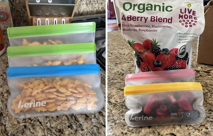 Store All That Grass-Fed Beef, Organic Veggies, And Leftover Pizza With <a Style="Display:inline;" Href="Https://Www.amazon.com/Reusable-Dishwasher-Leakproof-Vegetables-Organization/Dp/B09wmdjmjc?ie=utf8&th=1&linkcode=ll1&tag=bpaxolotl-20&linkid=a31a06b0bd511085a702de83fb8c2407&language=en_us&ref_=as_li_ss_tl" Target="_blank"><span Style="Font: Inherit; Color: #d74b1f;"> Reusable Freezer Bags </Span> And Keep The Savings (And Flavor) Fresh