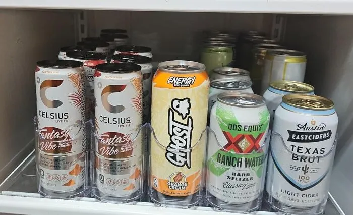 Beat The Fridge Tetris Game! This <a Style="Display:inline;" Href="Https://Www.amazon.com/Visi-Fast-Dispenser-Organizer-Beverages-Bottles/Dp/B09q3j9ph5?ie=utf8&th=1&linkcode=ll1&tag=bpaxolotl-20&linkid=e2e83693b29ec705dce60bdd62e256cd&language=en_us&ref_=as_li_ss_tl" Target="_blank"><span Style="Font: Inherit; Color: #d74b1f;"> Fridge Soda Dispenser </Span> Keeps Your La Croix Or Celsius Perfectly Stacked And Ready To Grab, So You Can Stay Hydrated (And Caffeinated) Without The Fridge Avalanche